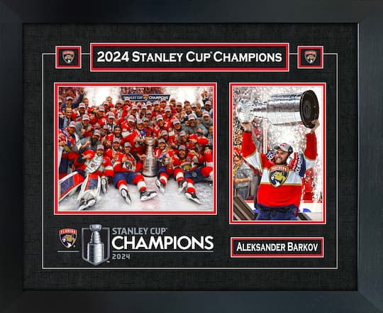 Florida Panthers 18" x 22" Double Photo Frame 2024 Stanley Cup Collage 22" x 18"